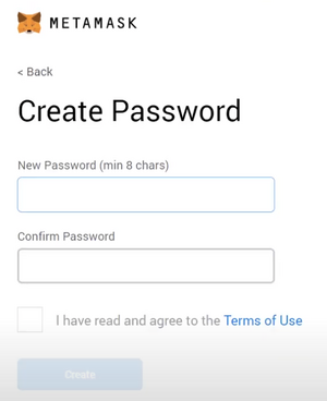 create a strong password