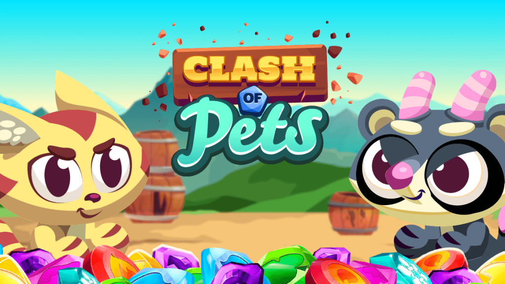 Clash of Pets. The Match 3 game within the Coinary gaming ecosystem