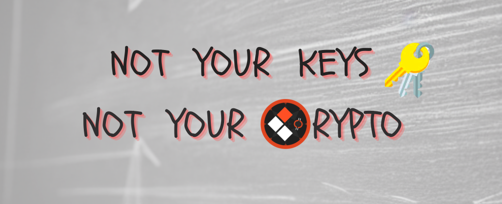 not your keys not your crypto