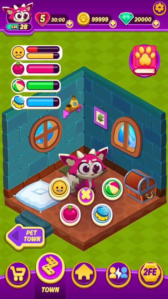 the main house of pet town
