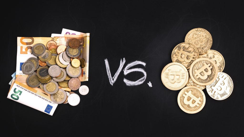 Cryptocurrencies vs financial institutes