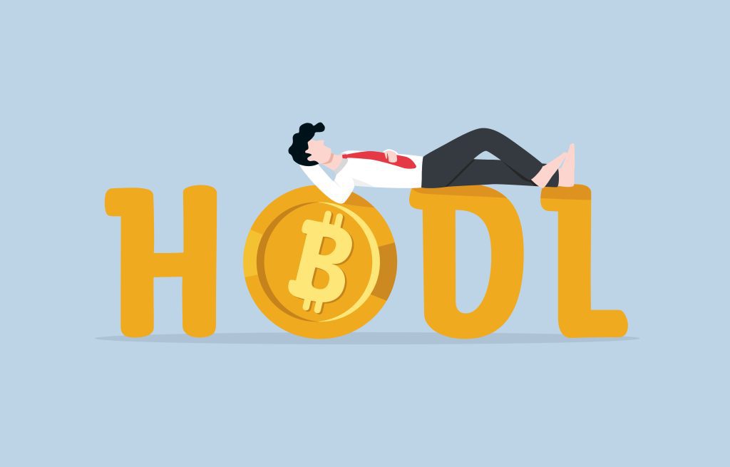 Hold crypto term in text. The O is a Bitcoin