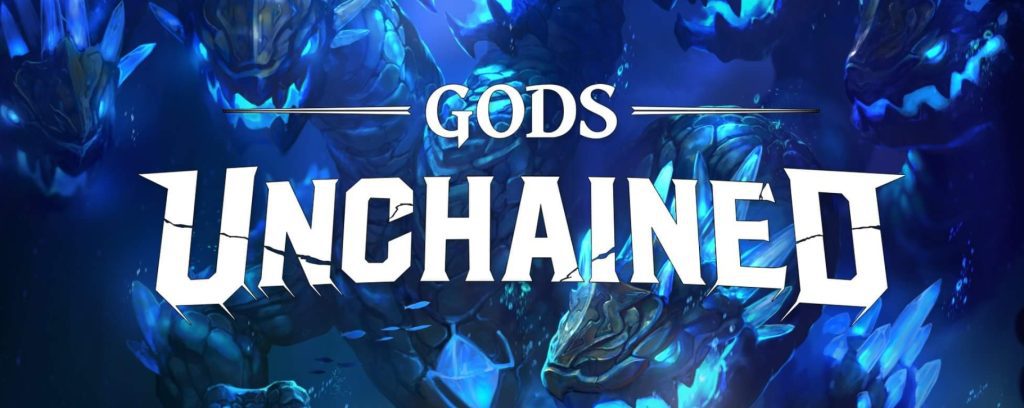 gods unchained, web 3 gaming logo