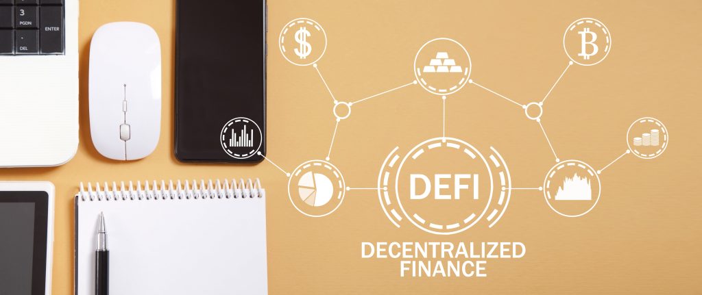 DeFi-Decentralized Finance with a business objects.