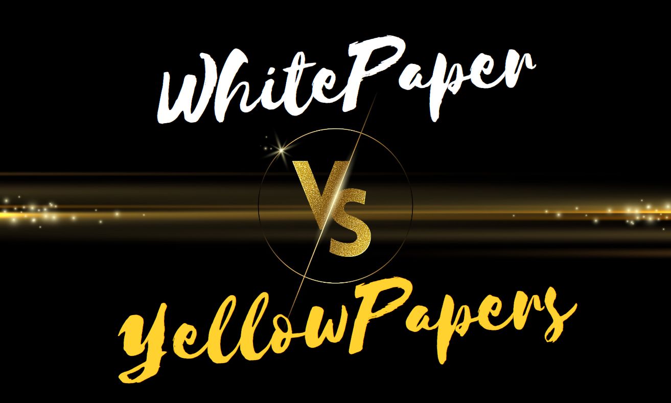 What's the Difference Between White Papers vs Yellow Papers?