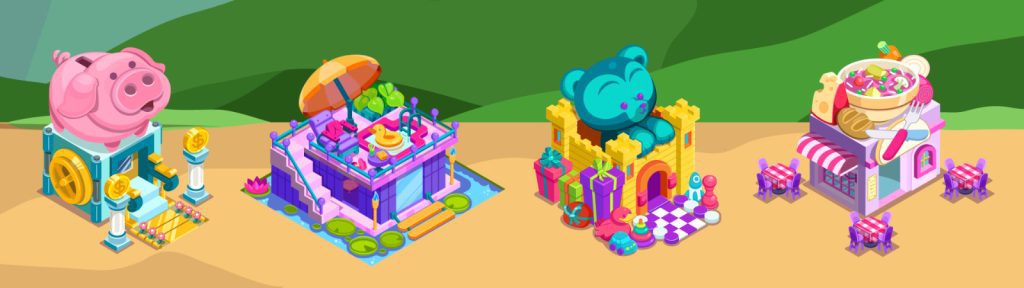 pet buildings in clash of pets