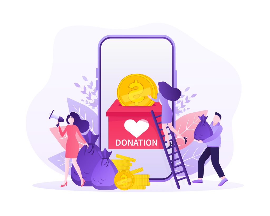 crypto donations representation