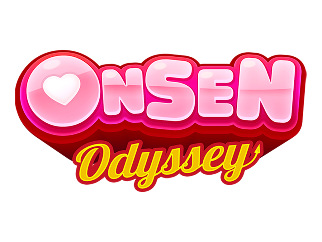 logo de onsen odyssey, el nuevo juego match-3 de coinary